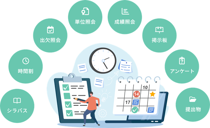 授業カルテのイラスト